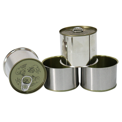 食糧飲料のためのふたが付いているカスタマイズされた金属缶は円形の食糧缶を空にします