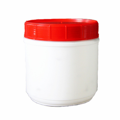 600Ml Polyethylene プラスチック Powder Canister Shatterproof Wide Mouth プラスチック Jar