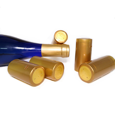 -縮みやすいポリ塩化ビニールWine ボトル Capsules 65mm 高さ Gold Colorを熱しなさい