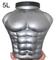 5L Muscle Shaped Pet プラスチック Container Shatterproof Protein Powder Storage Container