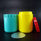 HDPE Cylinder Empty プラスチック Powder Containers Straight プラスチック Canister Jar 500g 600g