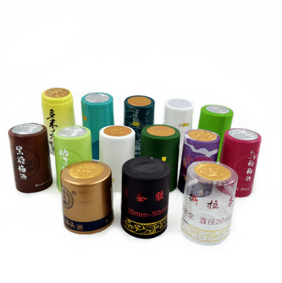 Logo注文のボトル Top Shrink Capsules 65mmポリ塩化ビニールHeat Shrink Wrap にとって Wine ボトルs