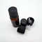 黒いScrew プラスチック ボトルs Caps Dispensing Covers Lids 18mm With Orifice Reducers