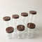 Dia 85mm Round プラスチック Canisters Easy Open Transparent Nuts Storage Jars With Lids