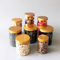ScrewアルミニウムLid Food Storage Jar Dia 55mm プラスチック Clear Tea Coffee Sugar Canisters