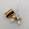 18mm Crimp Spray Pump Golden Metal Perfume ボトル Spray Pump With Over Cover